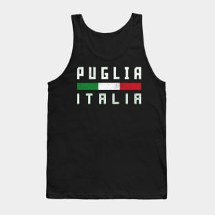 Puglia / Italian Region Typography Design Tank Top